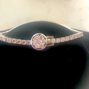 Cubic zirconia tennis bracelet